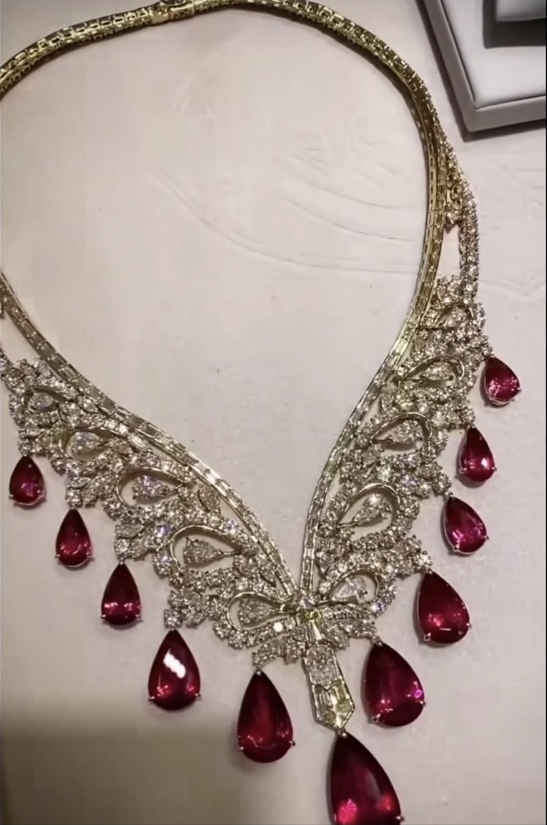 Ruby Statement Necklace