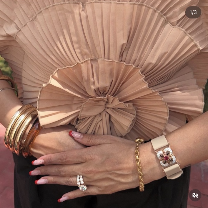 Floral Motif Watch