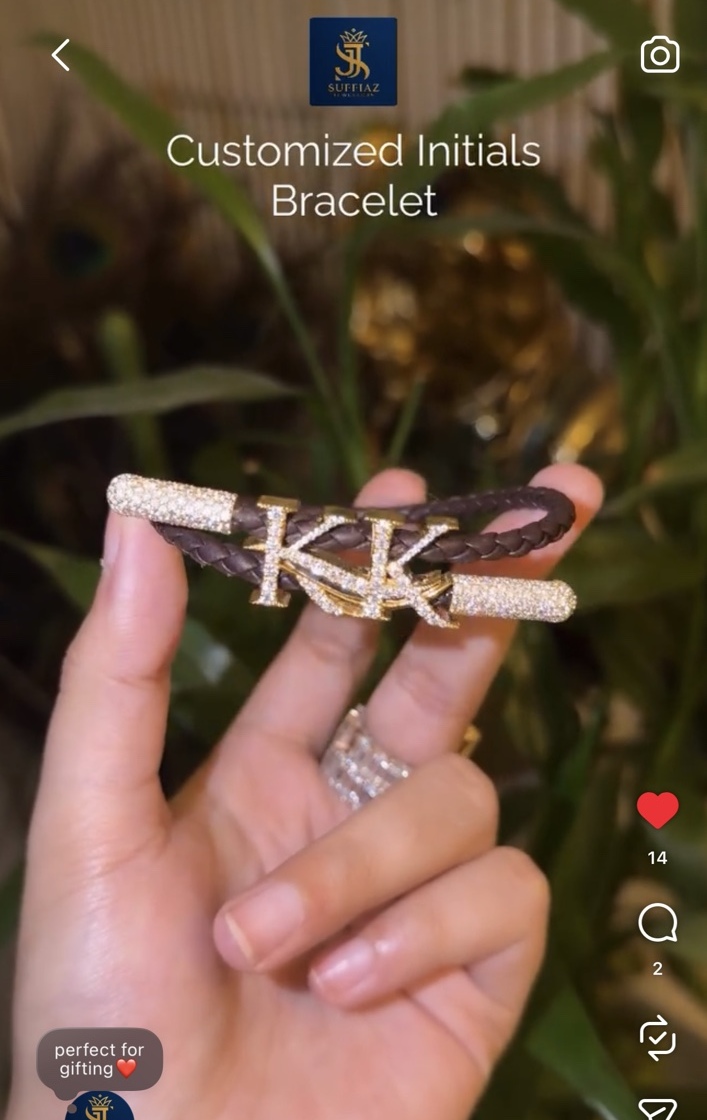 Custom Initials Bracelet